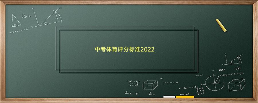 中考体育评分标准2022